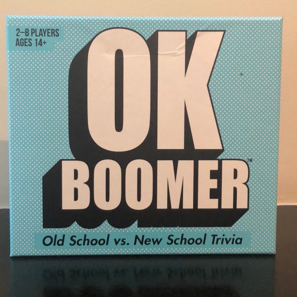 OK BOOMER Old School Vs. New School Trivia Card Game - Family / Party Game